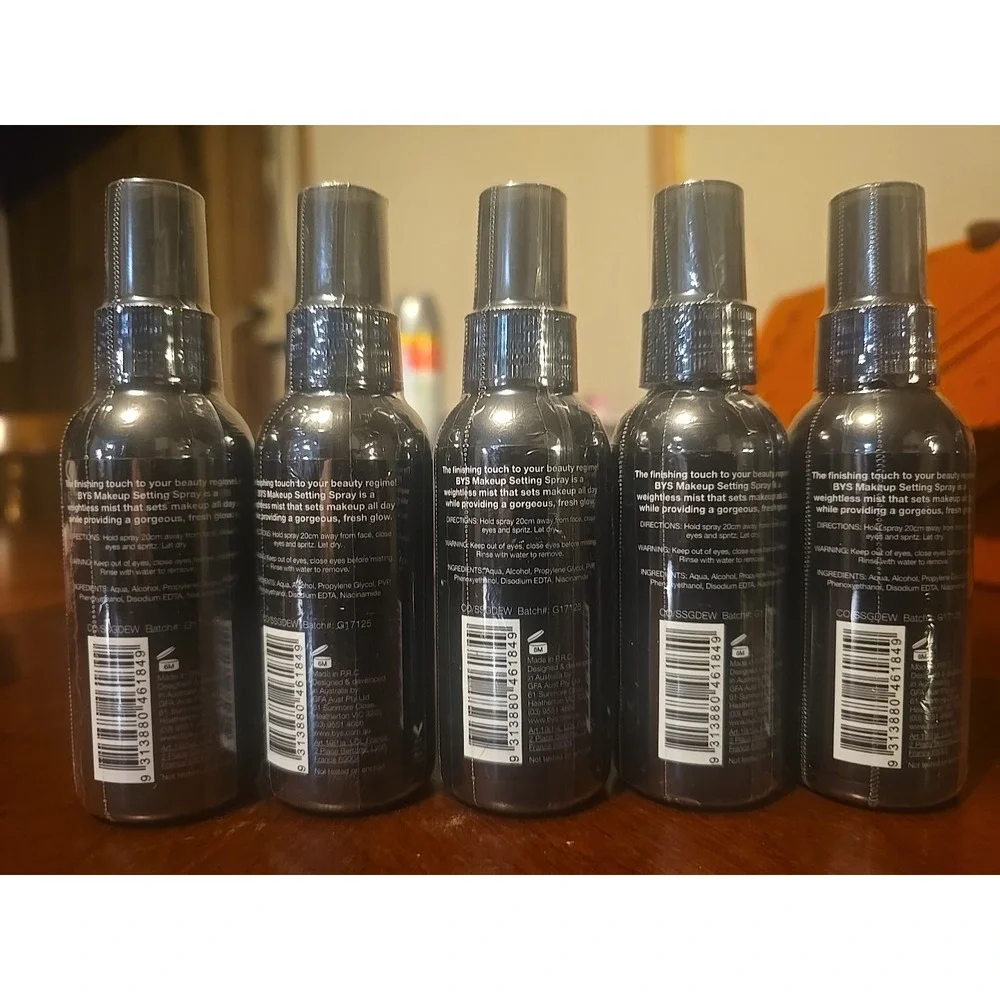 Lot of 5 BYS‎ Setting Spray Natural/ Hd